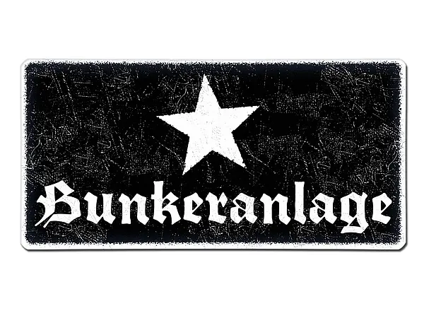 Black Vintage Schild mit Wunschtext