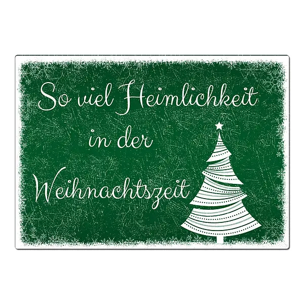 Adventsdeko  Schild 