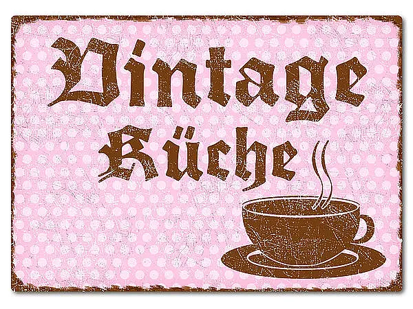 Farbiges Aluschild mit Polka Dots und Wunschtext A4 Polka Dots rosa