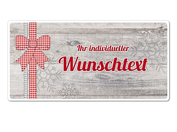 Dekoschild mit Wunschtext