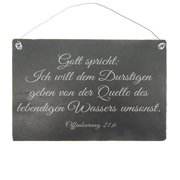 Jahreslosung Schieferschild