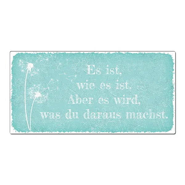 Vintageschild mit Wunschtext