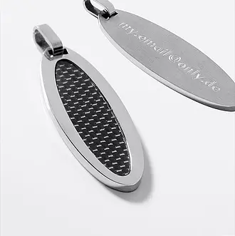 Silberanhänger mit Gravur