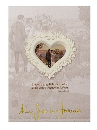 Grußkarte Alles Gute zur Hochzeit Geschenke online kaufen