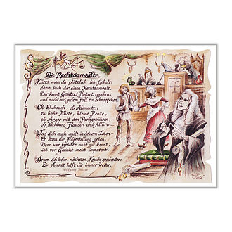 Kunstbild Rechtsanwalt - farbig Kunstbild Rechtsanwalt - farbig