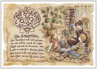 Zunftbild Logopäde - farbig
