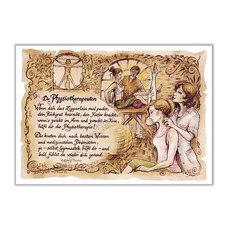 Kunstbild Physiotherapeut - farbig Kunstbild Physiotherapeut - farbig