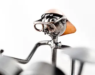 Metallmann Schlagzeuger Detail Drummer