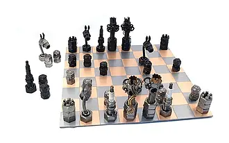 Schraubenmännchen Schach
