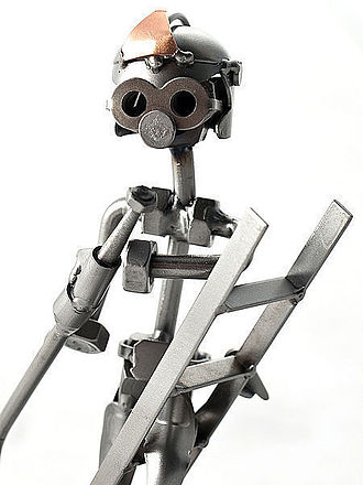 Schraubenfigur Feuerwehrmann Schraubenfigur Feuerwehrmann