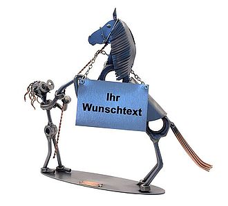 Schraubenmännchen Frau mit Pferd Schraubenmännchen Frau mit Pferd