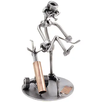 Schraubenmännchen Golfspieler