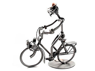 Schraubenfigur E-Bike Fahrer Schraubenfigur E-Bike Fahrer