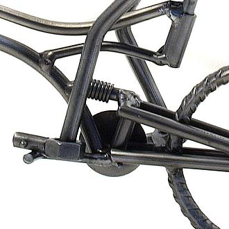 Schraubenmännchen Mountainbike Fahrer Schraubenmännchen Mountainbike Fahrer