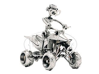 Schraubenmännchen Quadfahrer Schraubenmännchen Quadfahrer
