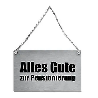 Musterschild mit Wunschtext