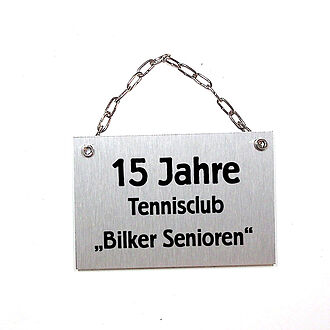 Metallschild mit Wunschtext Metallschild mit Wunschtext