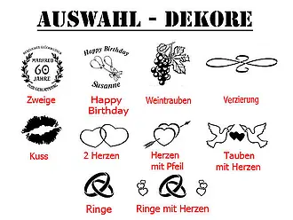 Auswahl Dekore