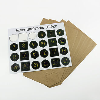 Adventskalender Sticker Adventskalender Sticker