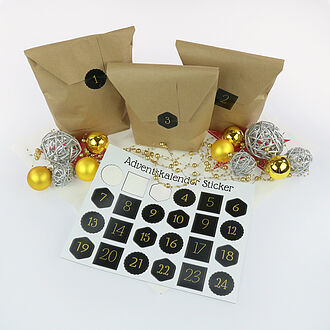 Adventskalender Sticker Adventskalender Sticker