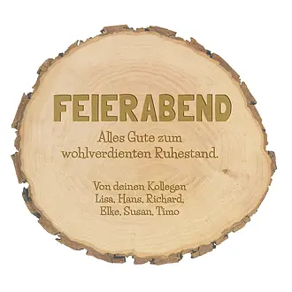 Geschenk zum Ruhestand