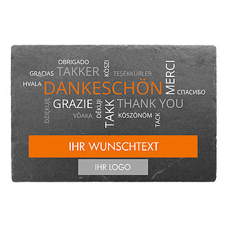 Aufbau Wunschtext und Firmenlogo Aufbau Wunschtext und Firmenlogo