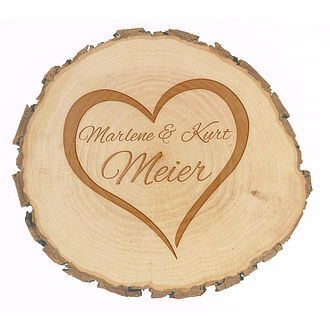 Hochzeitsdekoschild aus Holz Hochzeitsdekoschild aus Holz