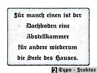 Spruch für Vintage Stil Schild