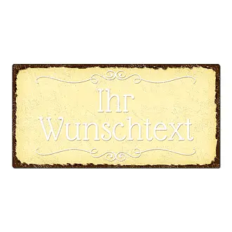 Shabbyschild mit Wunschtext