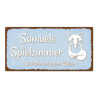 Vintage Schild fürs Kinderzimmer