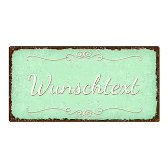 Vintage Schild selbst bechriften