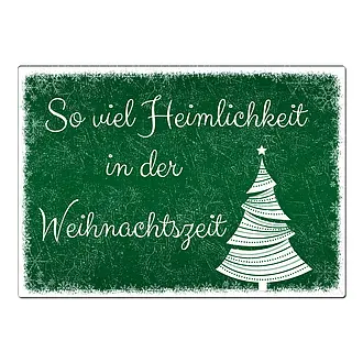 Adventsdeko  Schild 