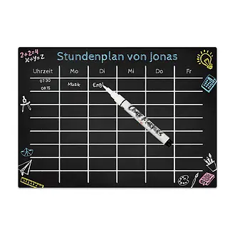 Chalcboard - Stundenplan für Jungen