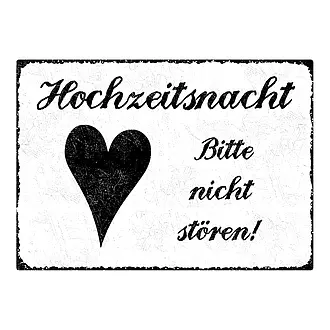 Schild Hochzeitsnacht - bitte nicht stören