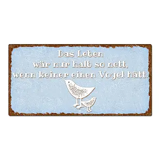 Vintage Schild mit Spruch