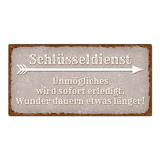 Vintage Schild mit Wunschtext