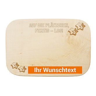 Brett mit Platz für eine Namensgravur Brett mit Platz für eine Namensgravur