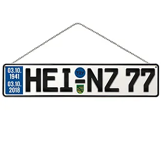 Schild TÜV zum 77. Geburtstag