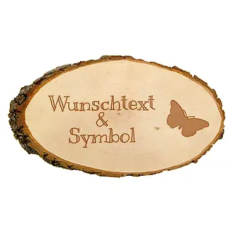 Holzschild mit eigenem Text