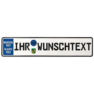 Geburtstagsschild mit Wunschtext Geburtstagsschild mit Wunschtext