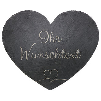 Geschenk zum Muttertag - Schieferherz mit Gravur - mit Gravur Geschenk zum Muttertag - Schieferherz mit Gravur - mit Gravur