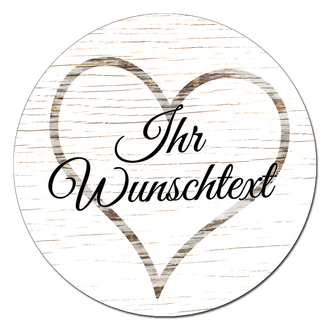 Vintageschild zur Hochzeit