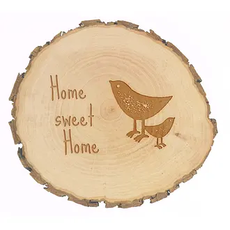 Home sweet home - Gravur auf Holz