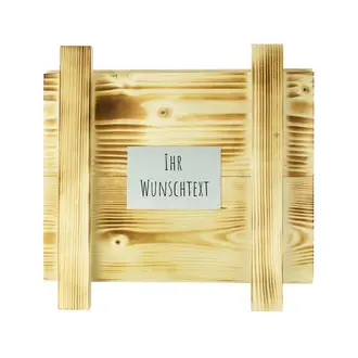 Geschenkekiste mit Widmung