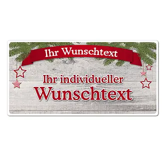 Dekoschild mit Wunschtext