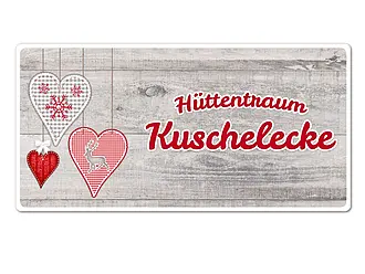 Dekoschild Kuschelecke