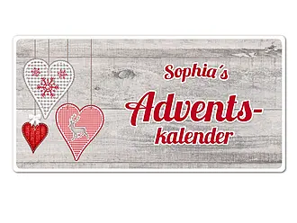 Adventskalender Schild