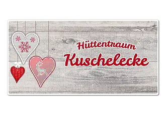 Dekoschild Kuschelecke