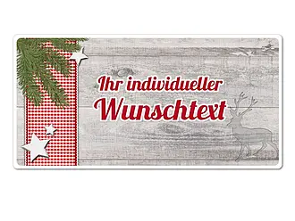 Dekoschild mit Wunschtext