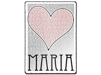 Liebesgeschenk Vintage Stil mit Name Liebesgeschenk Vintage Stil mit Name